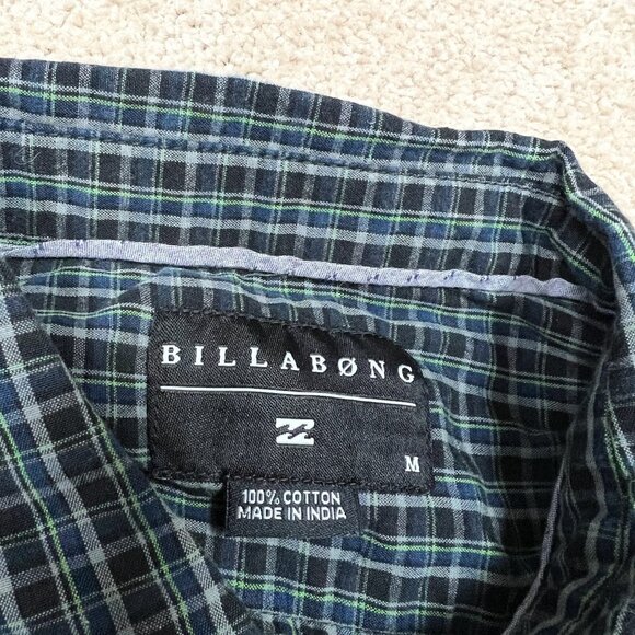 Billabong Button Down Shirt Men’s Multicolored Long Sleeve Size Medium - Picture 10 of 11